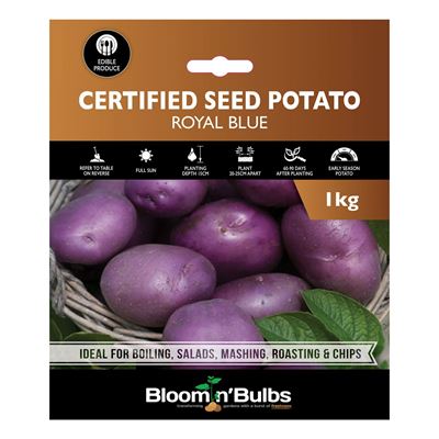 Picture of CERT. SEED POTATO-ROYAL BLUE 1kg